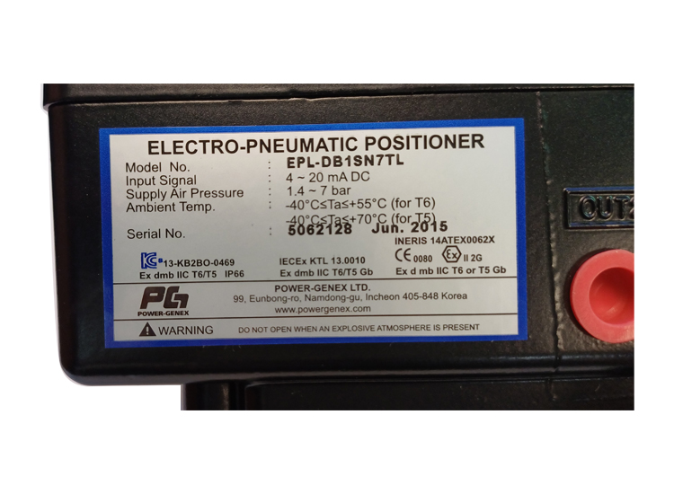 پوزیشنر الکتروپنوماتیک Power Genex خطی | EPLDB1SN7TL