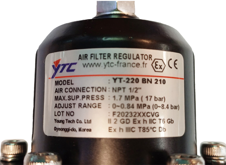 فیلتر رگلاتور YTC سایز 1/2 | YT220BN210