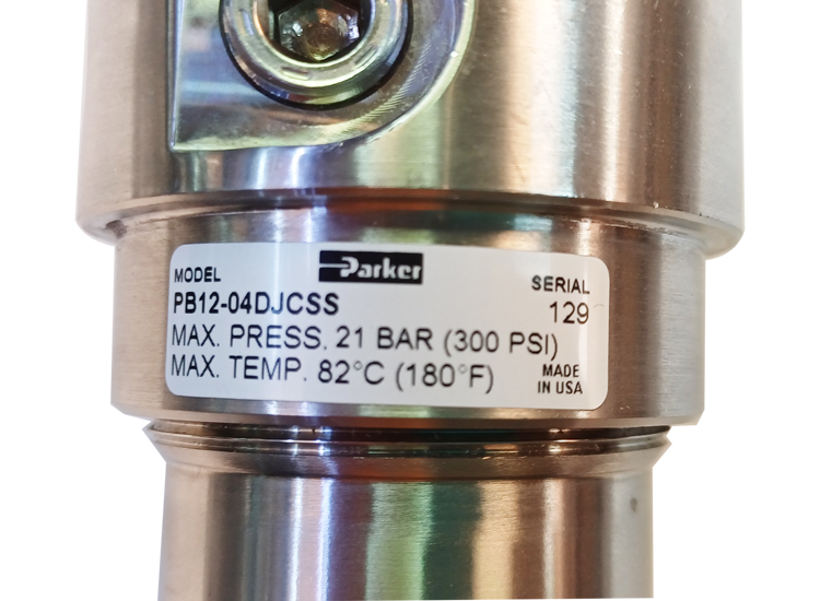 فیلتر رگلاتور Parker سایز 1/2 استیل | PB1204DJCSS