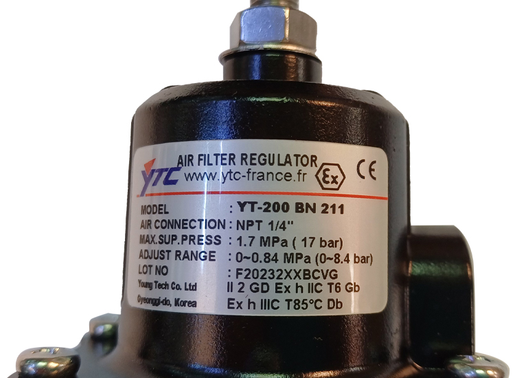 فیلتر رگلاتور YTC سایز 1/4 | YT200BN211